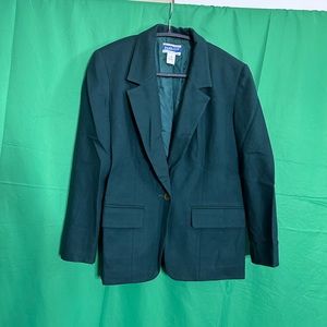 PENDLETON green virgin wool VINTAGE blazer jacket
